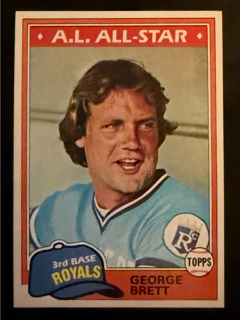 George Brett (HOF), #700, Topps 1981, KC Royals, Superbly Centered, MT/NM